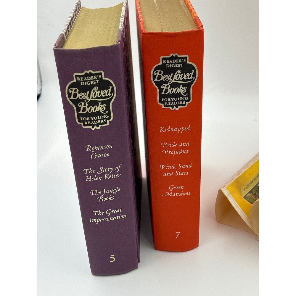 Readers Digest Best Loved Books for Young Readers Vol 5 & 7 Vintage Hardcover